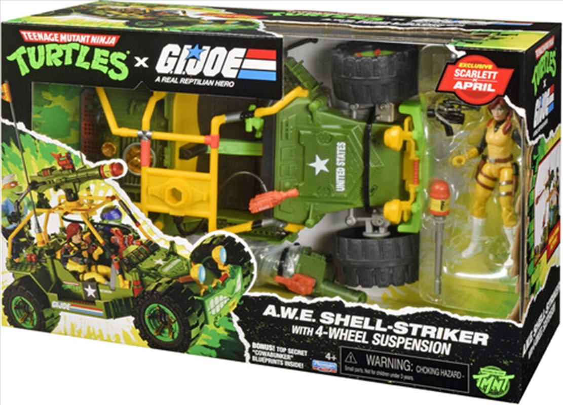 TMNT x GI Joe Basic AWE Striker Vehicle w/Figure/Product Detail/Figurines