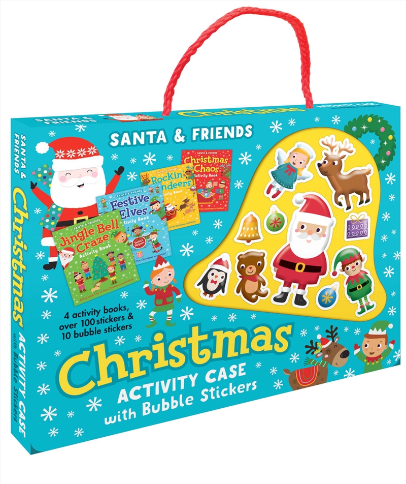 Bubble Sticker Activity Case - Santa & Friends/Product Detail/Kids Activity Books