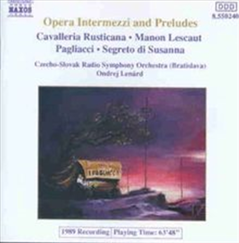 Opera Intermezzi And Preludes/Product Detail/Music CD Albums & Vinyl Records