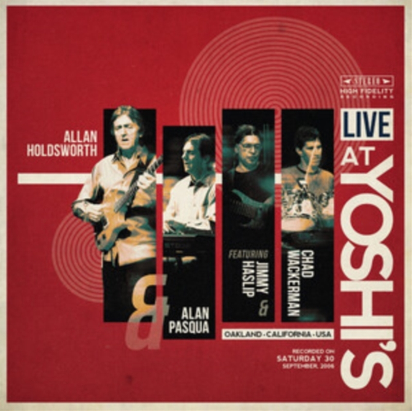 Live At Yoshi's - Coloured Vinyl/Product Detail/Rock/Pop