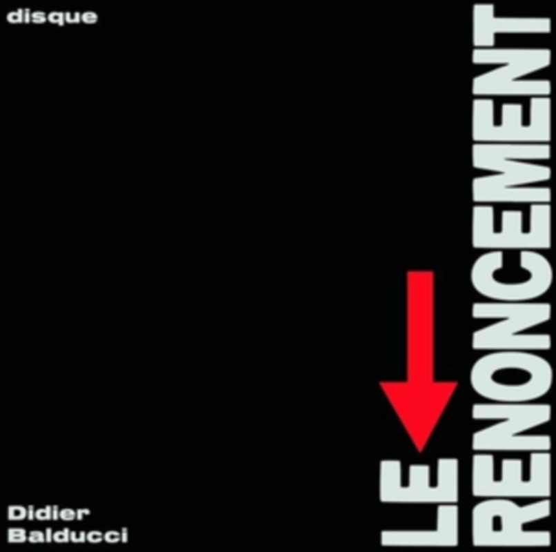 Le Renoncement/Product Detail/Rock/Pop