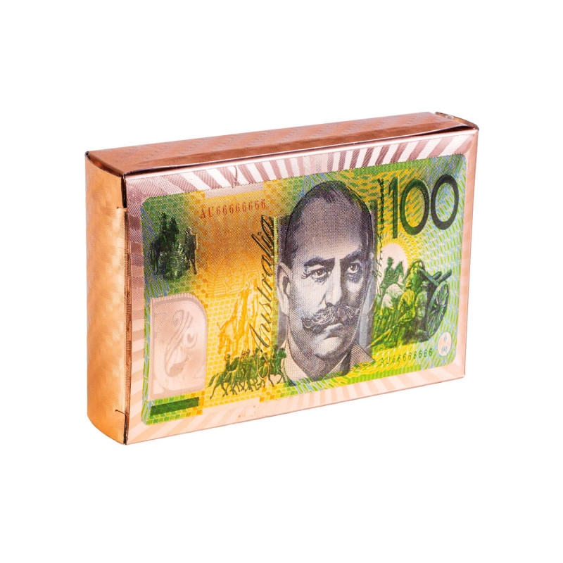 Rose Gold Foil Cards $100 Aussie/Product Detail/Card Games