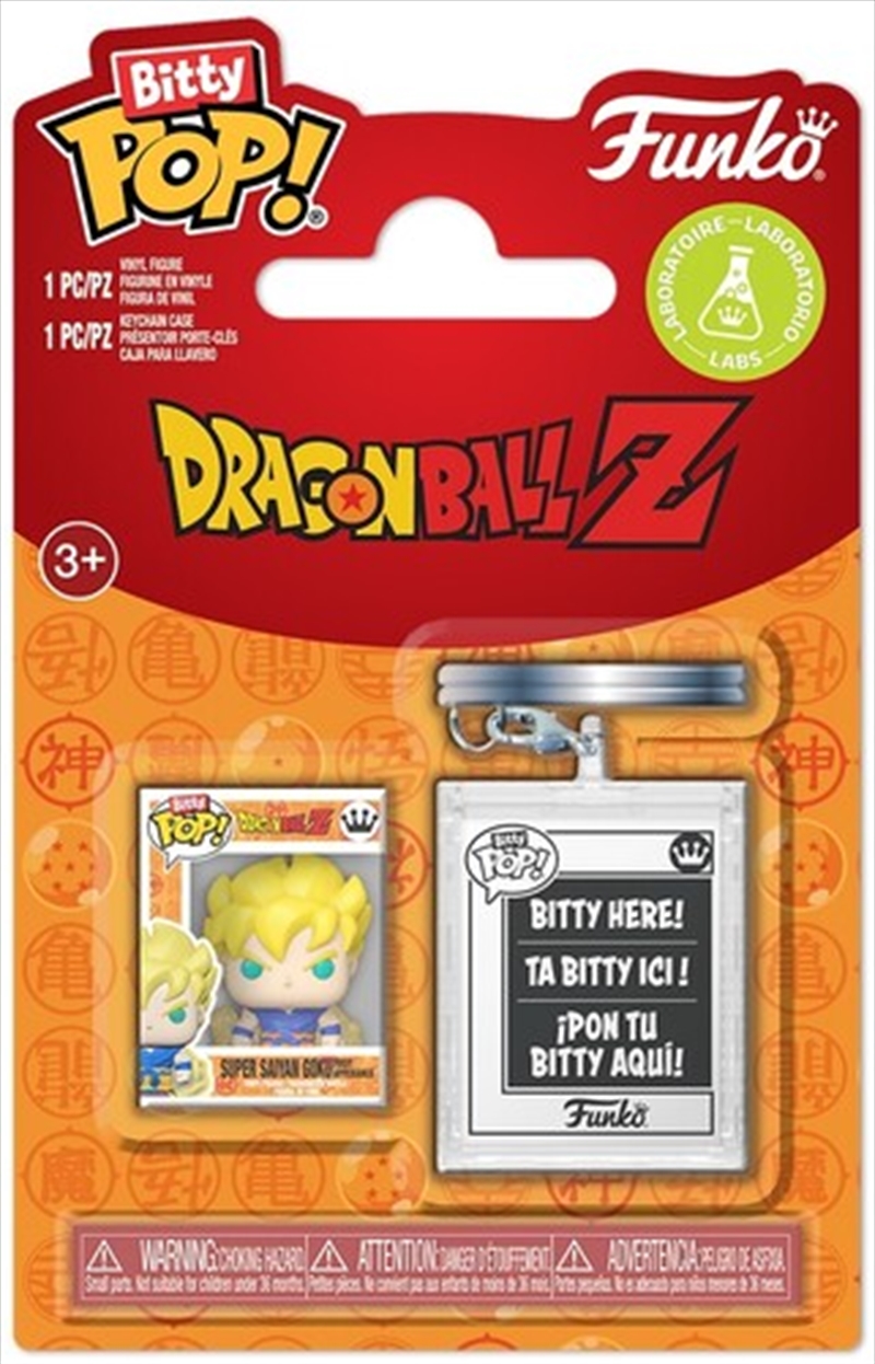 Dragon Ball Z – Super Saiyan Goku Bitty Pop! w/Keychain Case/Product Detail/Funko Collections