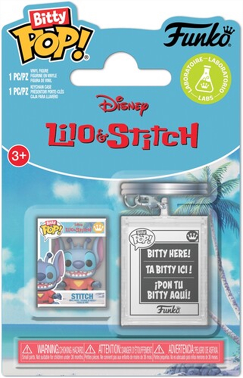 Disney - 626 Stitch Bitty Pop! w/Keychain Case/Product Detail/Funko Collections