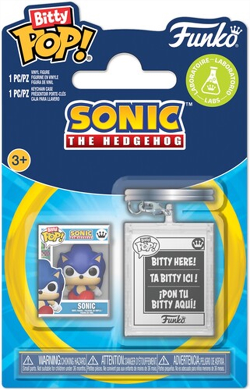 Sonic - Sonic Bitty Pop! w/Keychain Case/Product Detail/Funko Collections