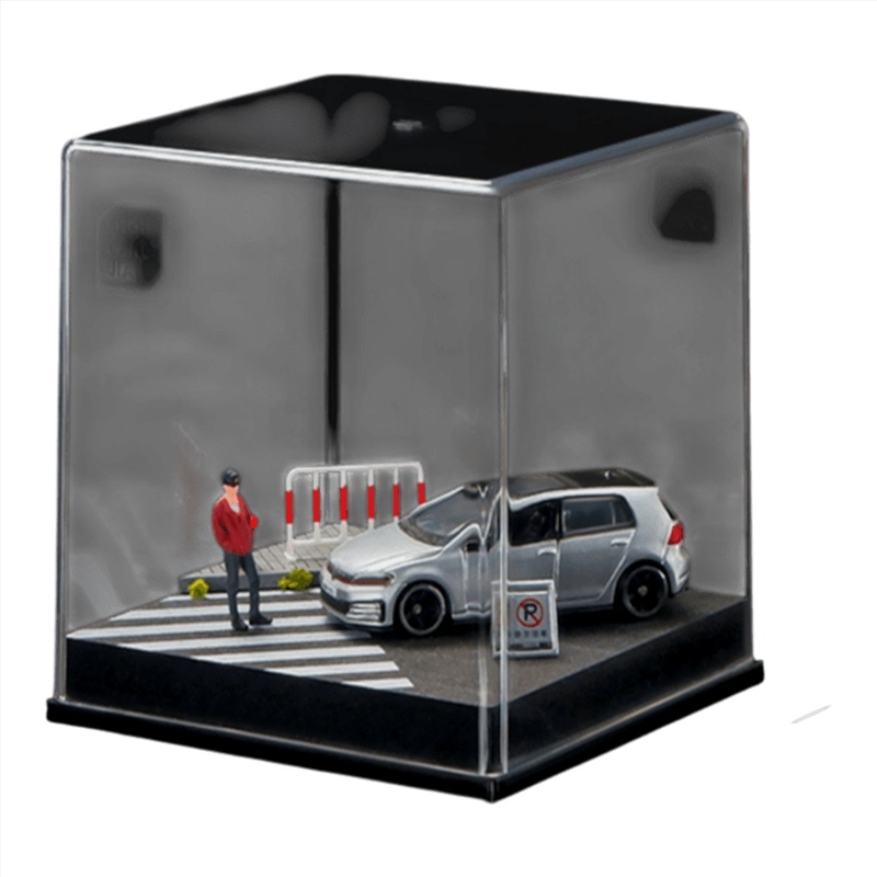 1:64 Diorama - Single Sidewalk with Pedestrian Scene/Product Detail/Figurines