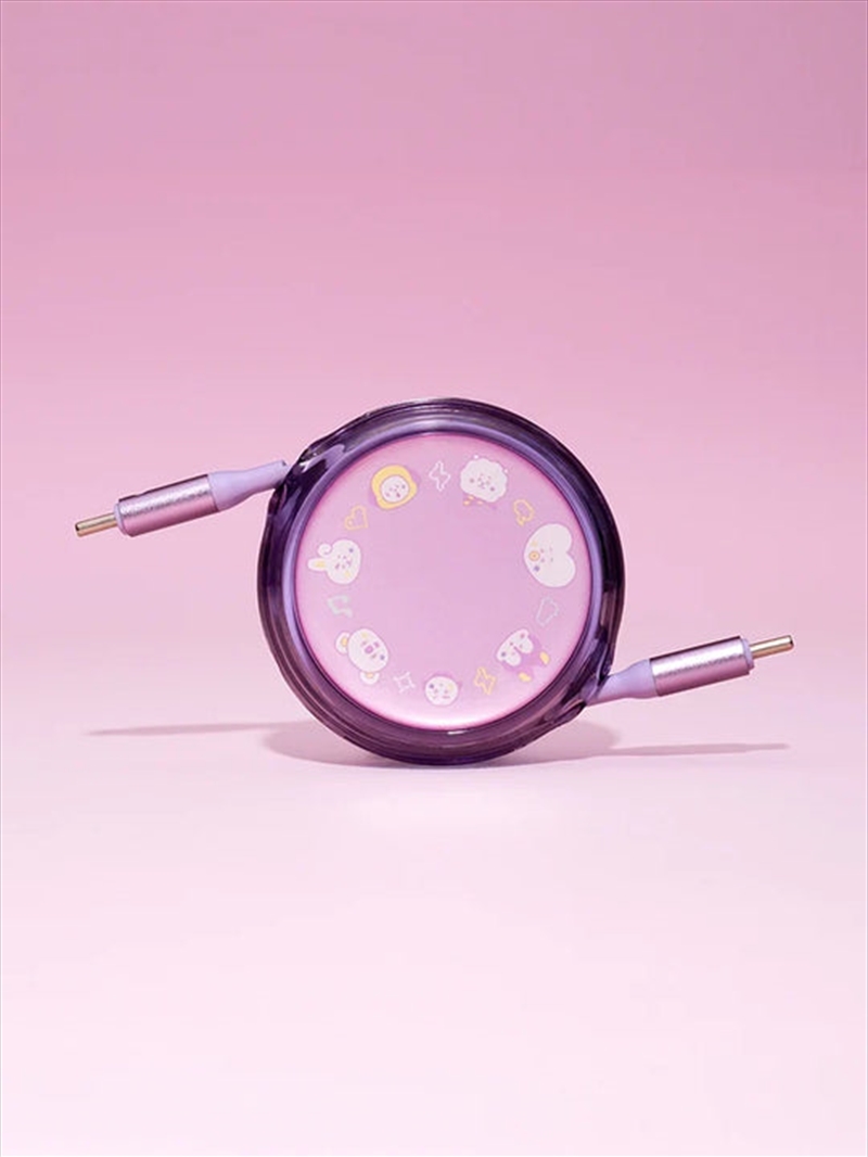Bt21 - Cosmic Travel Collection 100W Retactable Usb-C Cable (The Journey 90cm)/Product Detail/KPOP Merch