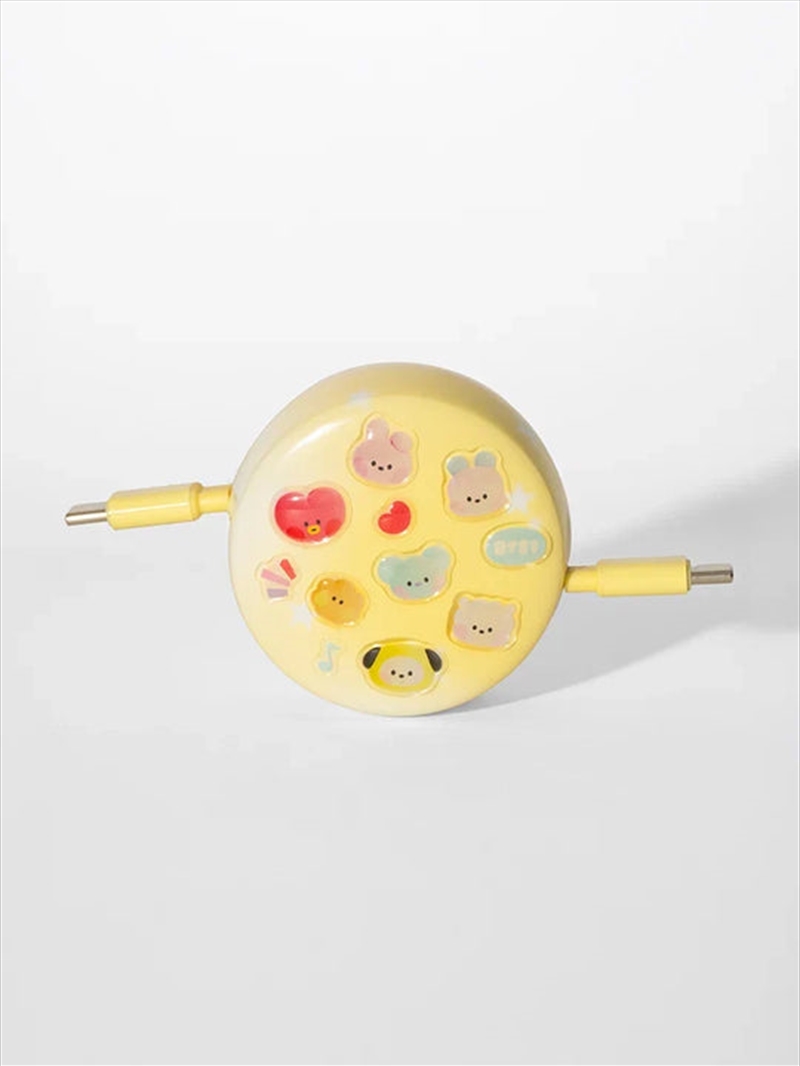 Bt21 - Cosmic Travel Collection 100W Retactable Usb-C Cable (Minini 150cm)/Product Detail/KPOP Merch