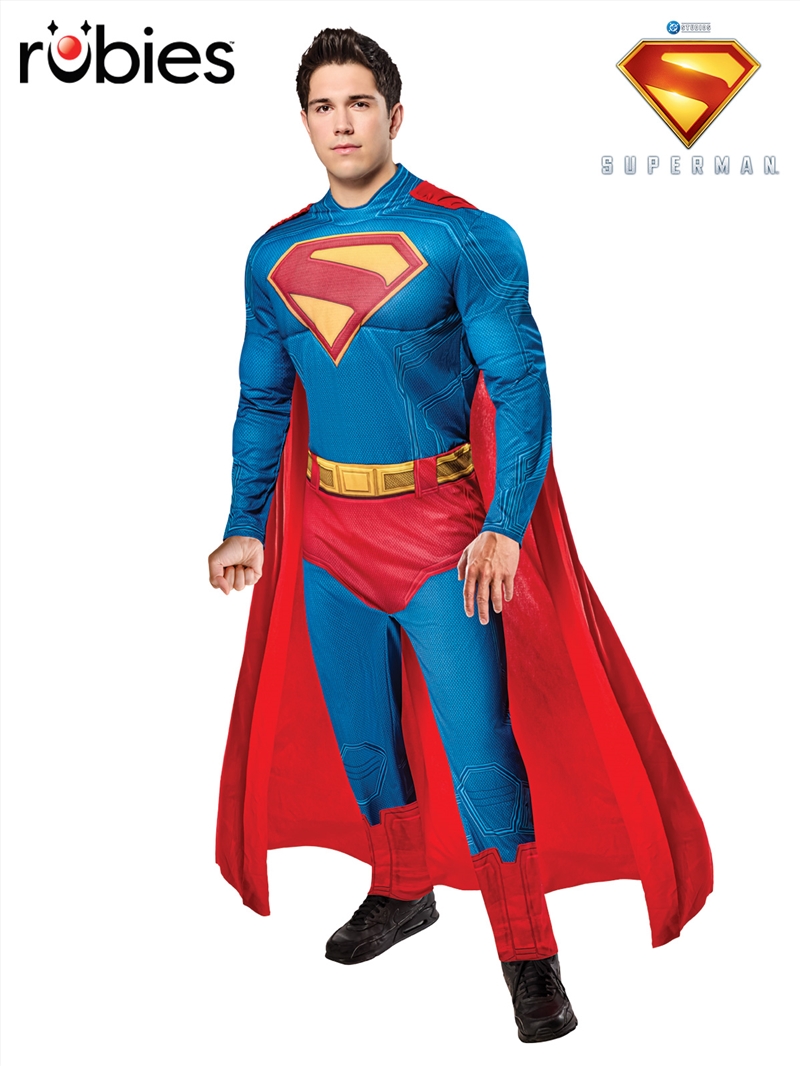 Superman Deluxe Adult Costume (Superman 2025) - Size L/Product Detail/Costumes