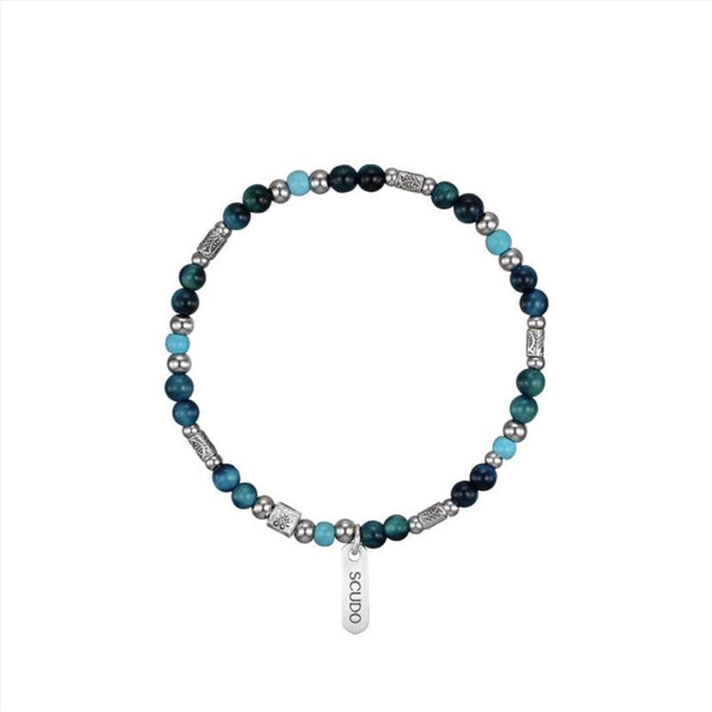 [Bts Jimin Pick] Ocean Blue Karen Beads Bracelet (20Cm)/Product Detail/KPOP Merch