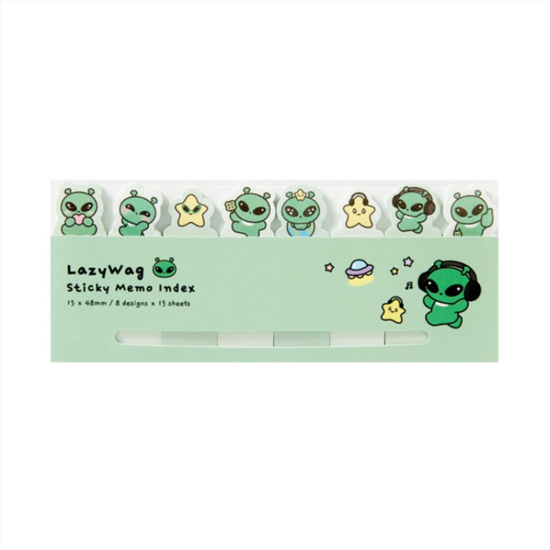 Lazy Wagg Sticky Memo Index/Product Detail/Stationery