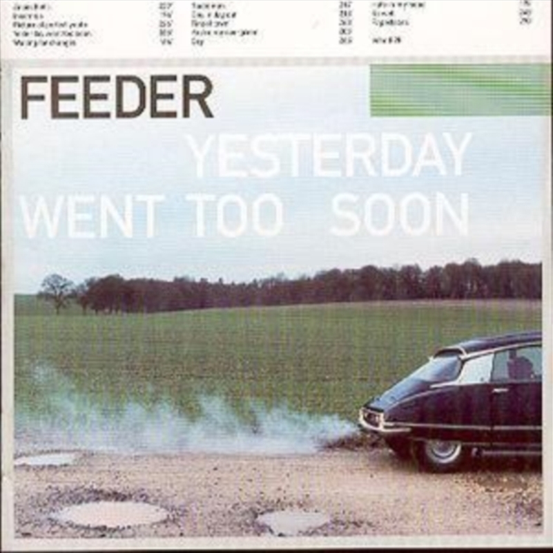 Yesterday Went Too Soon/Product Detail/Rock/Pop