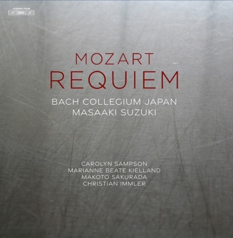 W.A. Mozart Requiem - Conducted By Suzuki Masaaki/Product Detail/Classical