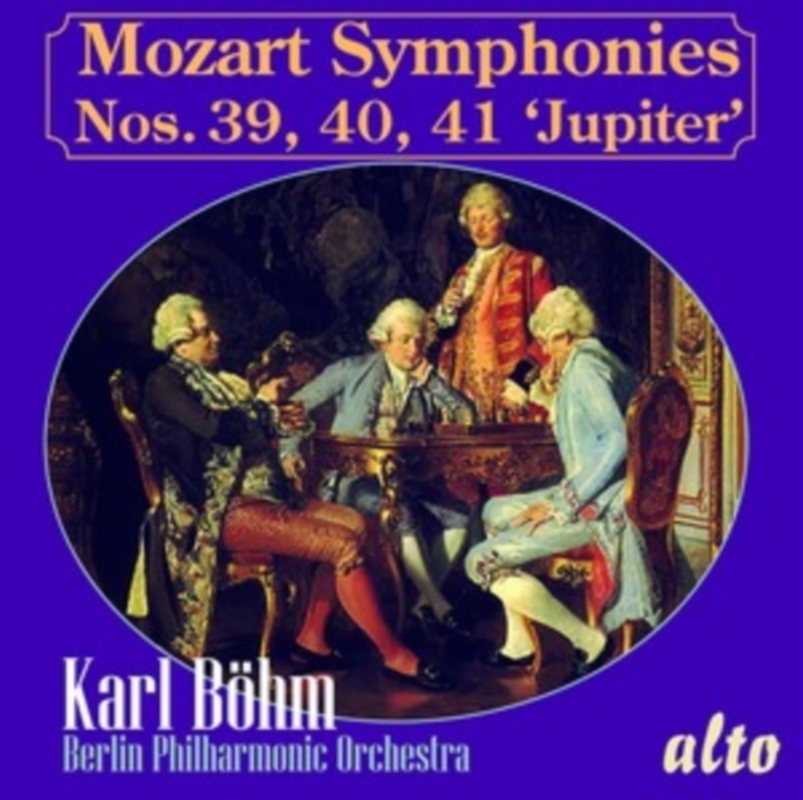 Mozart Symphonies 39. 40. 41 Jupiter/Product Detail/Classical