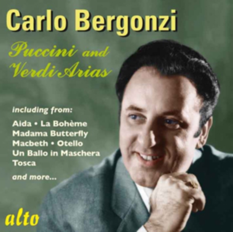 Carlo Bergonzi Sings Puccini & Verdi/Product Detail/Classical