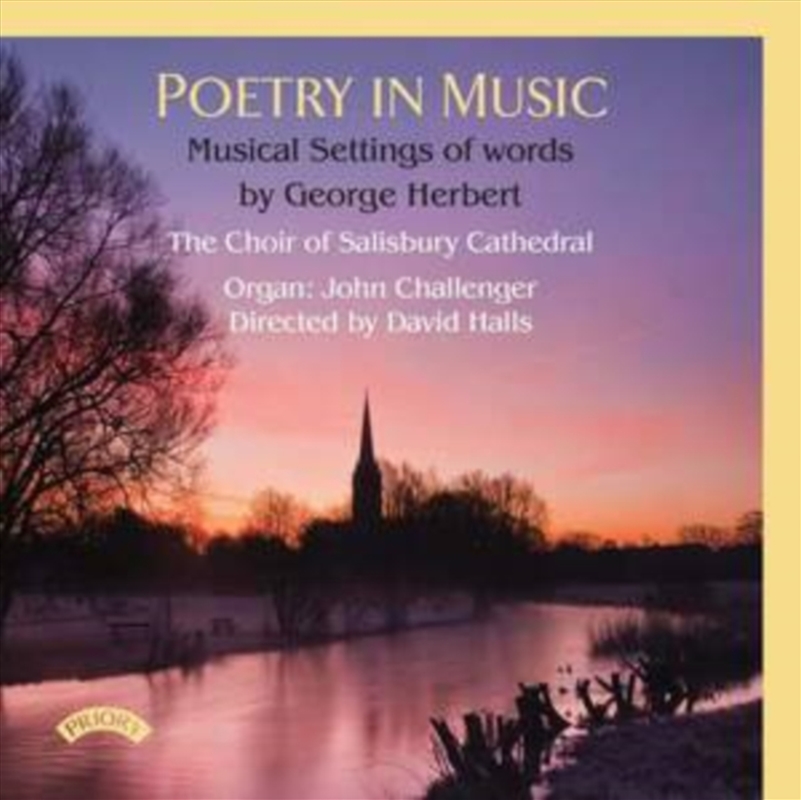 Poetry In Music - Musical Settings Of Words By George Herbert/Product Detail/Classical