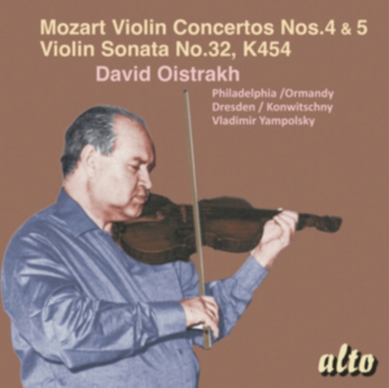 Mozart Violin Concertos Nos 4 & 5 Violin/Product Detail/Classical