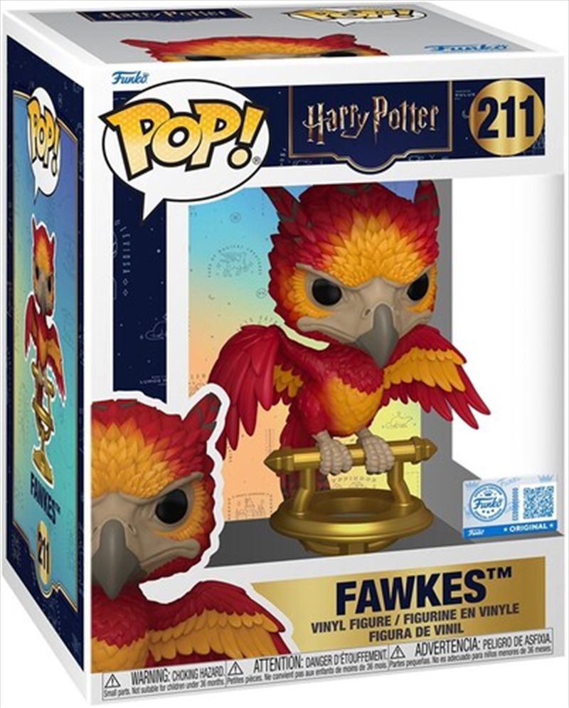 Harry Potter - Fawkes on Perch Pop! Premium RS/Product Detail/Movies