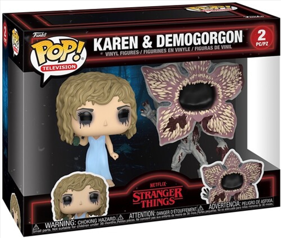 Stranger Things - Karen & Demogorgon Pop! Vinyl 2pk/Product Detail/TV