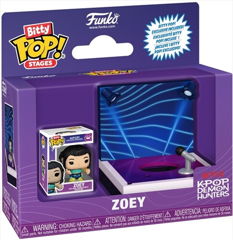 KPop Demon Hunters - Zoey Bitty Pop! Stage/Product Detail/Funko Collections