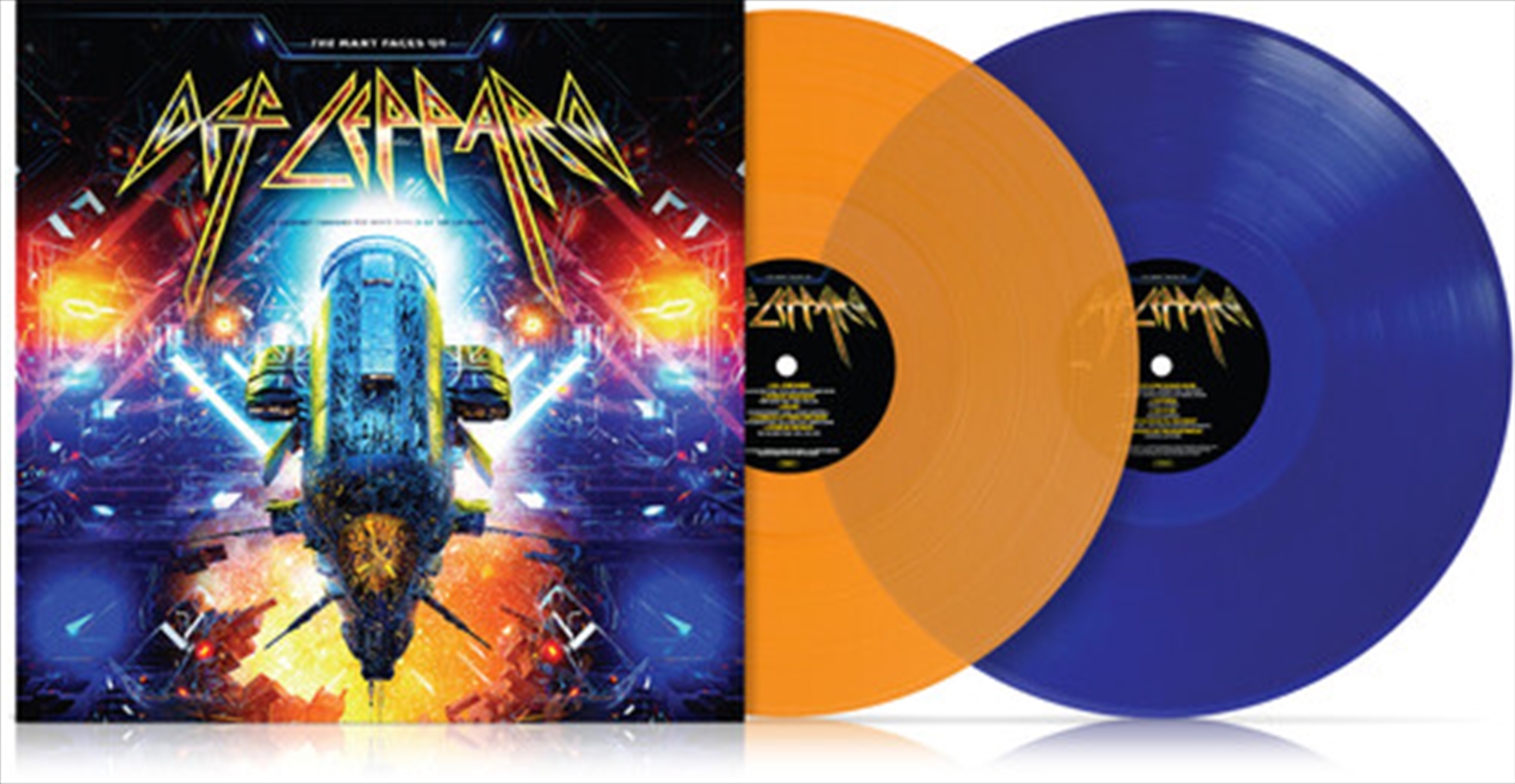 The Many Faces Of Def Leppard - Orange/Blue Vinyl/Product Detail/Rock/Pop
