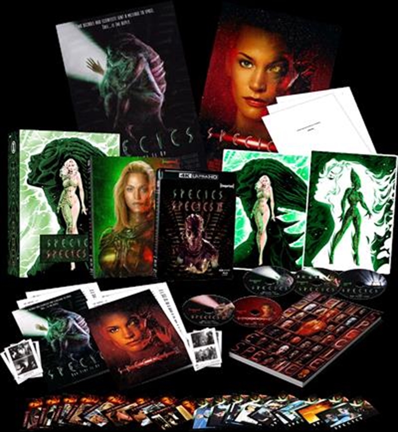 Species / Species II  Blu-ray + UHD - Limited Edition Mutation Hardbox Artwork By Sveta Shubina - I/Product Detail/Sci-Fi