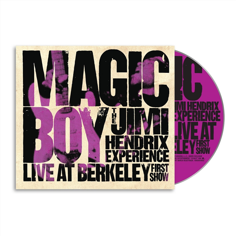 Magic Boy - The Jimi Hendrix Experience Live At Berkeley (First Show)/Product Detail/Rock