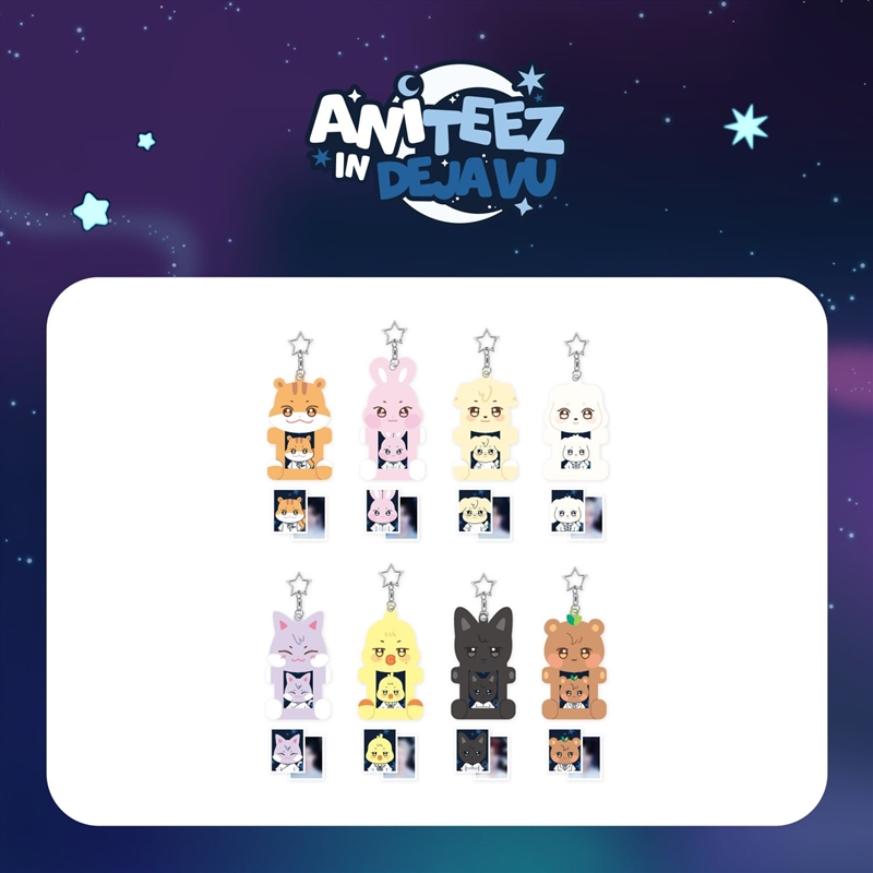 Ateez - Aniteez In Dejavu Pop Up Official Md Acrylic Magnetic Id Photo Holder Jjongbear/Product Detail/KPOP Merch
