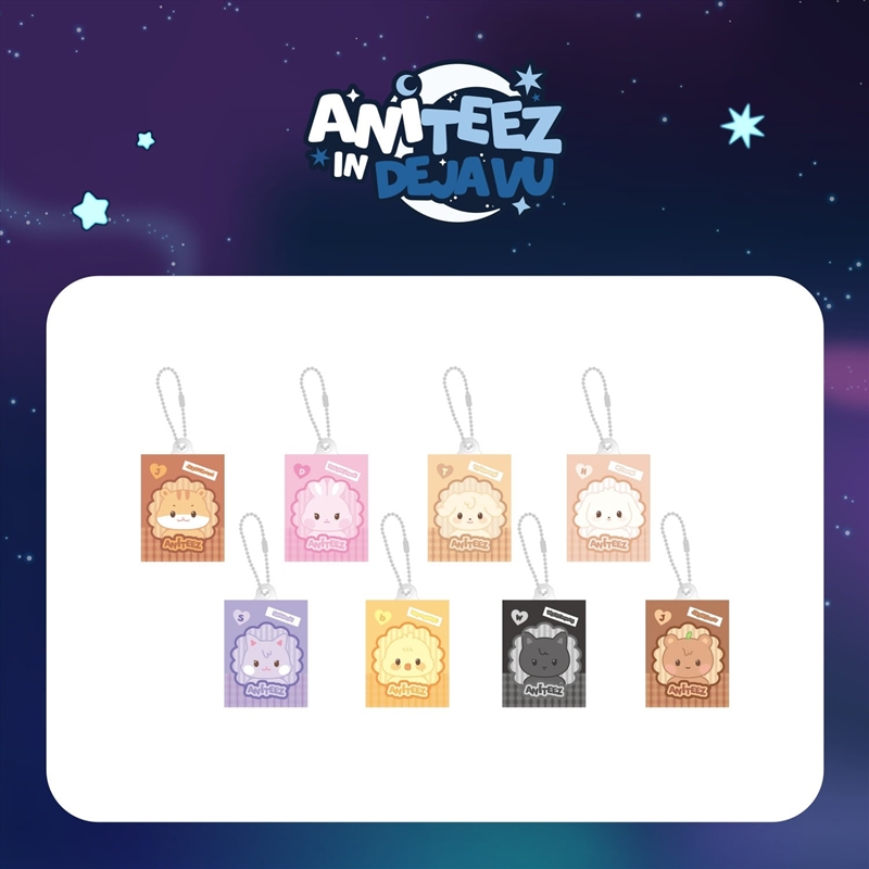 Ateez - Aniteez In Dejavu Pop Up Official Md Random Miniature Keyring/Product Detail/KPOP Merch