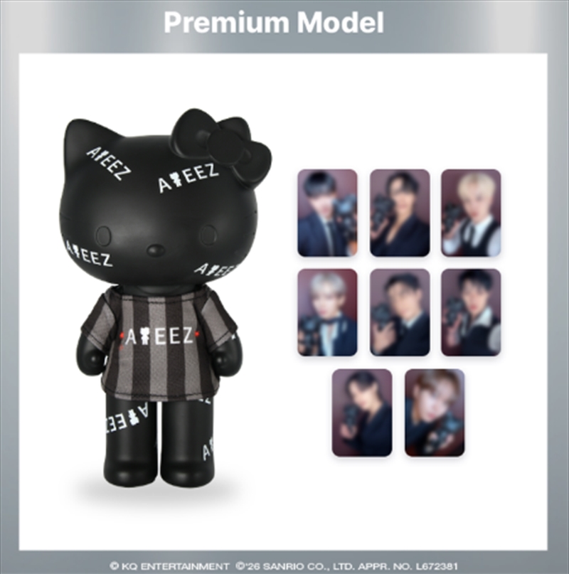 Ateez - Ateez X Hello Kitty Pop Up Official Md Ateez Figure (With T-Shirt & Photocard 8Ea 1Set) Yeos/Product Detail/KPOP Merch