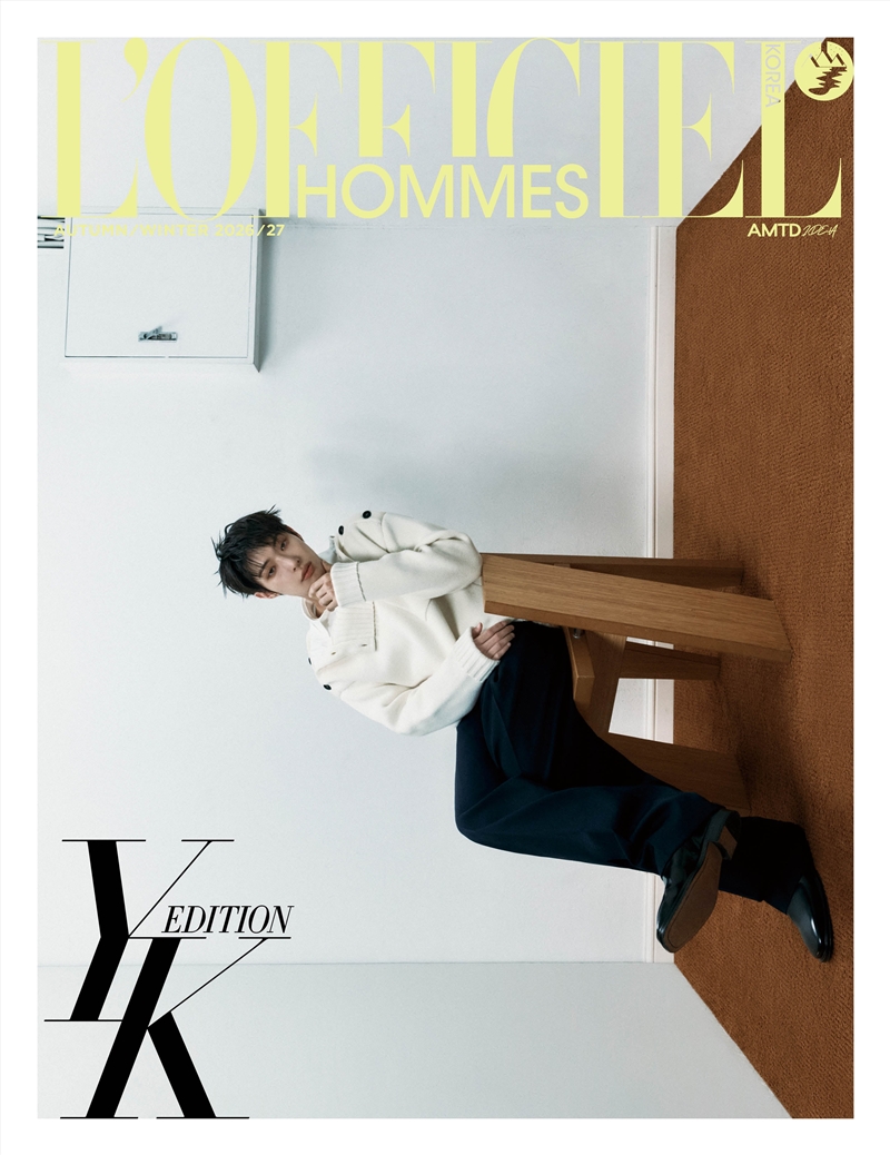 Ateez Mingi - L'Officiel Homme Korea Magazine 2026 Cover B/Product Detail/KPOP Merch
