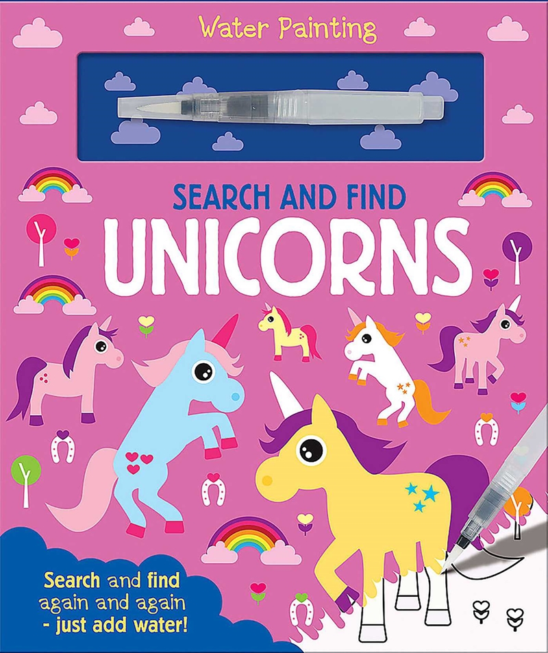 Unicorns Paint with Water Search & Find/Product Detail/Kids Activity Books