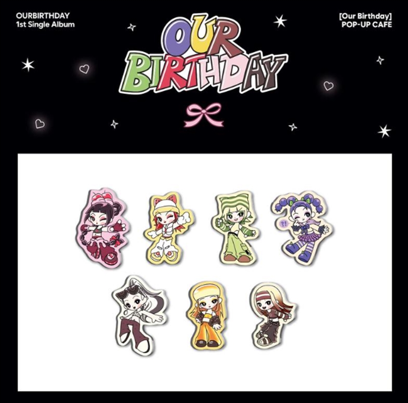 Ourbirthday - Our Birthday Pop Up Official Md Random Acrylic Magnet/Product Detail/KPOP Merch