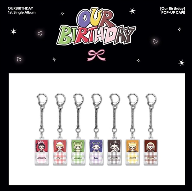 Ourbirthday - Our Birthday Pop Up Official Md Random Keycap Keyring/Product Detail/KPOP Merch