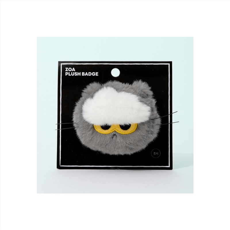 Zo&Friends - Zoa Signature Plush Badge/Product Detail/KPOP Merch