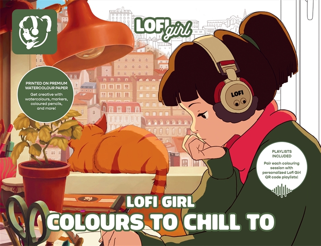 Lofi Girl Colours to Chill To/Product Detail/Adults Colouring