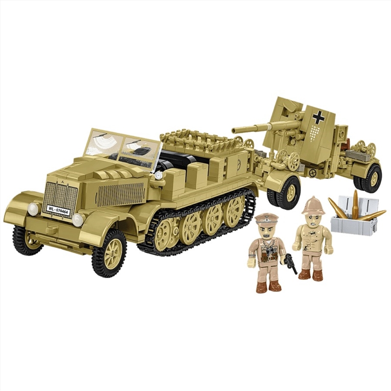 World War 2 - Sd.Kfz.8 Towing 8.8 cm Flak 36 Brick Kit (975 Pieces)/Product Detail/Figurines
