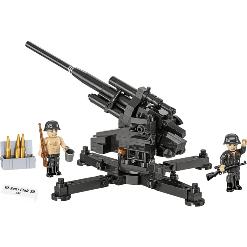 World War 2 - 10,5 cm Flak 39 Brick Kit (339 Pieces)/Product Detail/Figurines