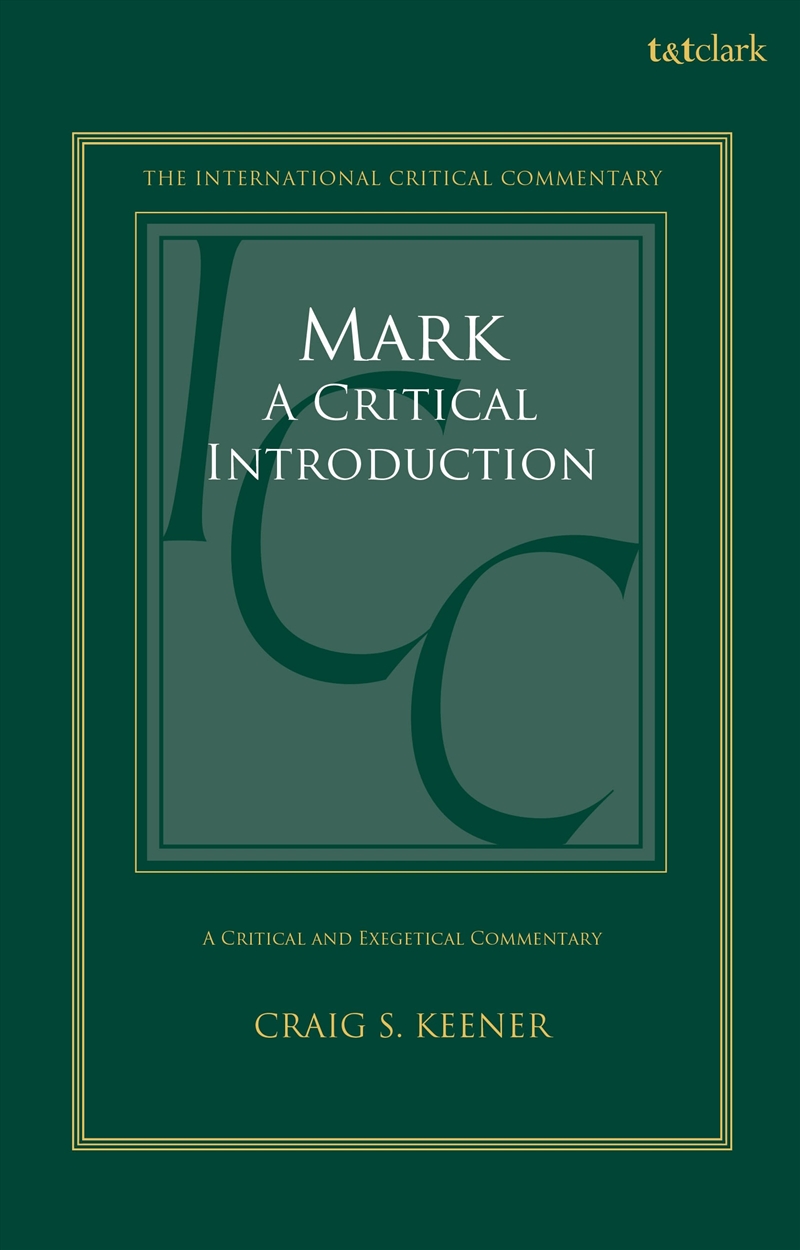 Mark, a Critical Introduction/Product Detail/Religion & Beliefs