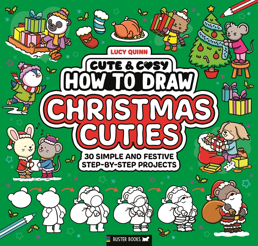 How to Draw Christmas Cuties/Product Detail/Kids Activity Books