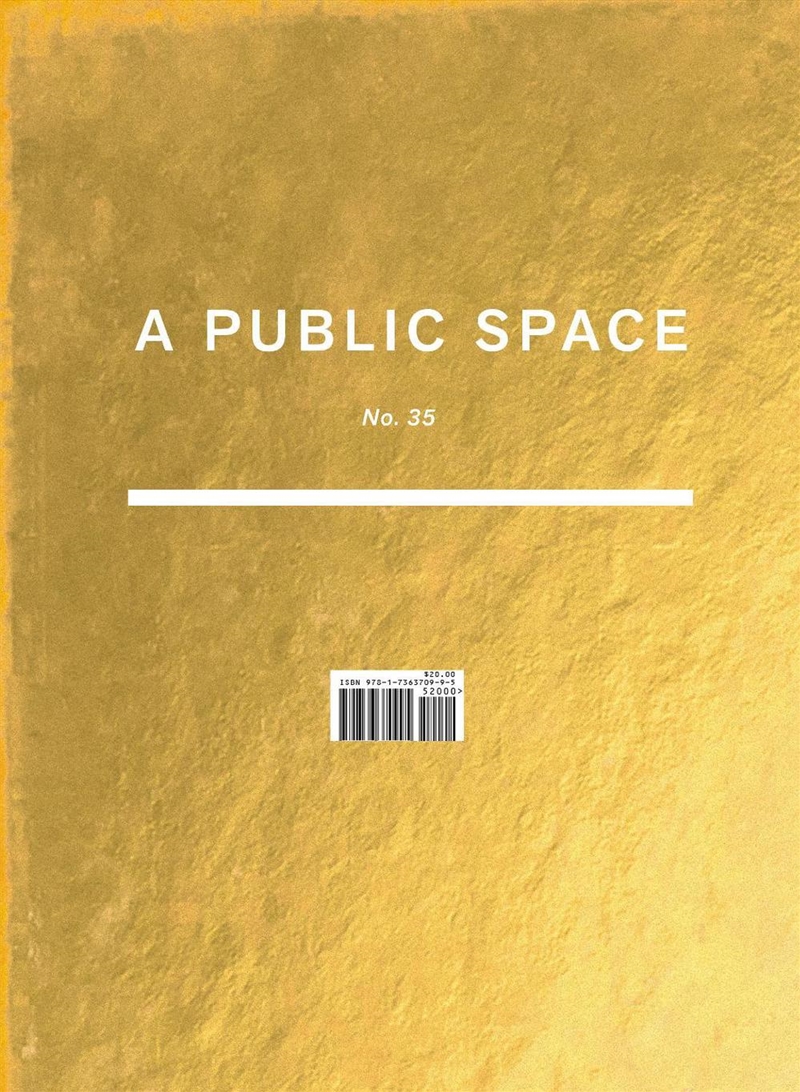 A Public Space No. 35/Product Detail/Literature & Poetry