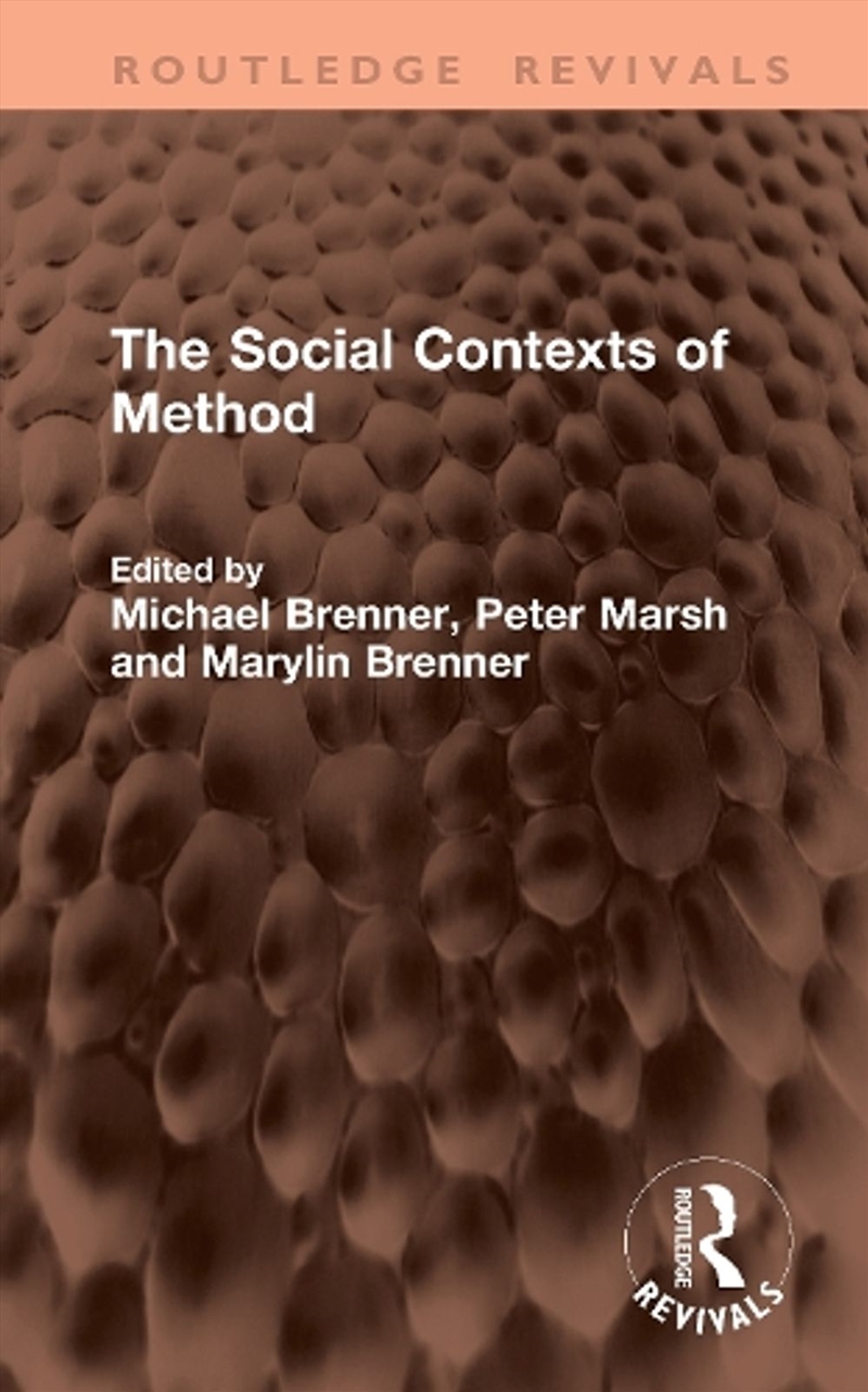 The Social Contexts of Method/Product Detail/Reference & Encylopaedias
