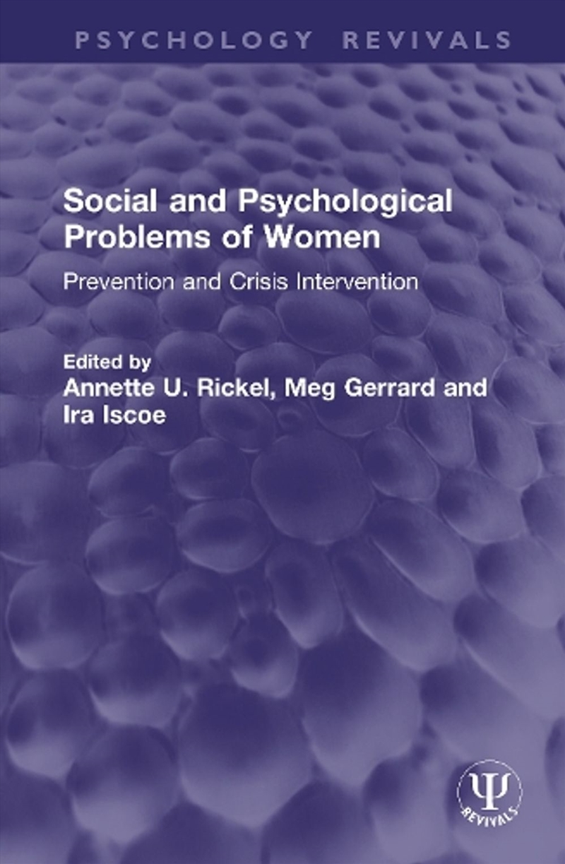 Social and Psychological Problems of Women/Product Detail/Healthcare