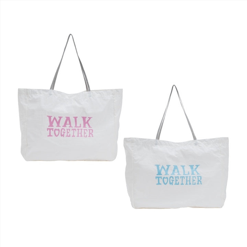 TXT - Walk Together Japan Official Md Big Toto Bag - Light Blue/Product Detail/KPOP Merch