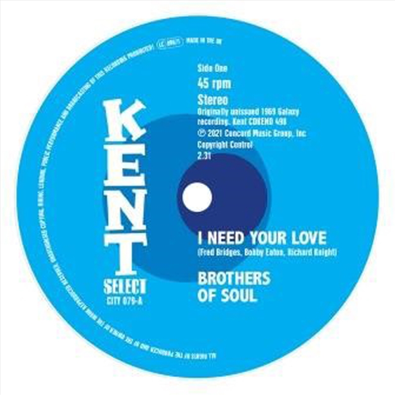 I Need Your Love/Product Detail/R&B