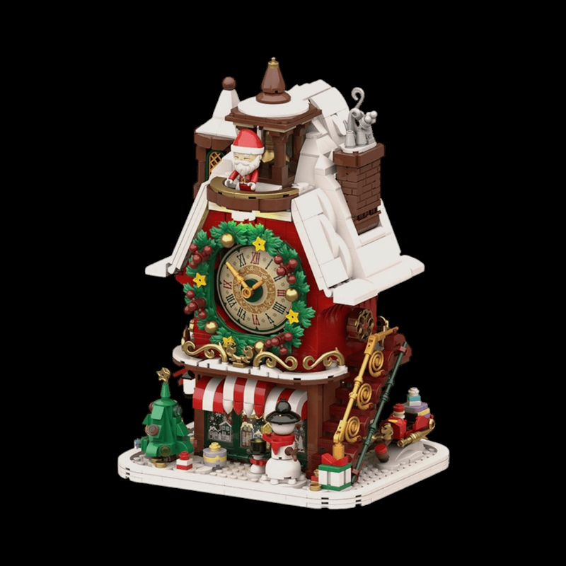 Retro Series - Christmas Magic Clock Construction Set (1269 Pieces)/Product Detail/Figurines