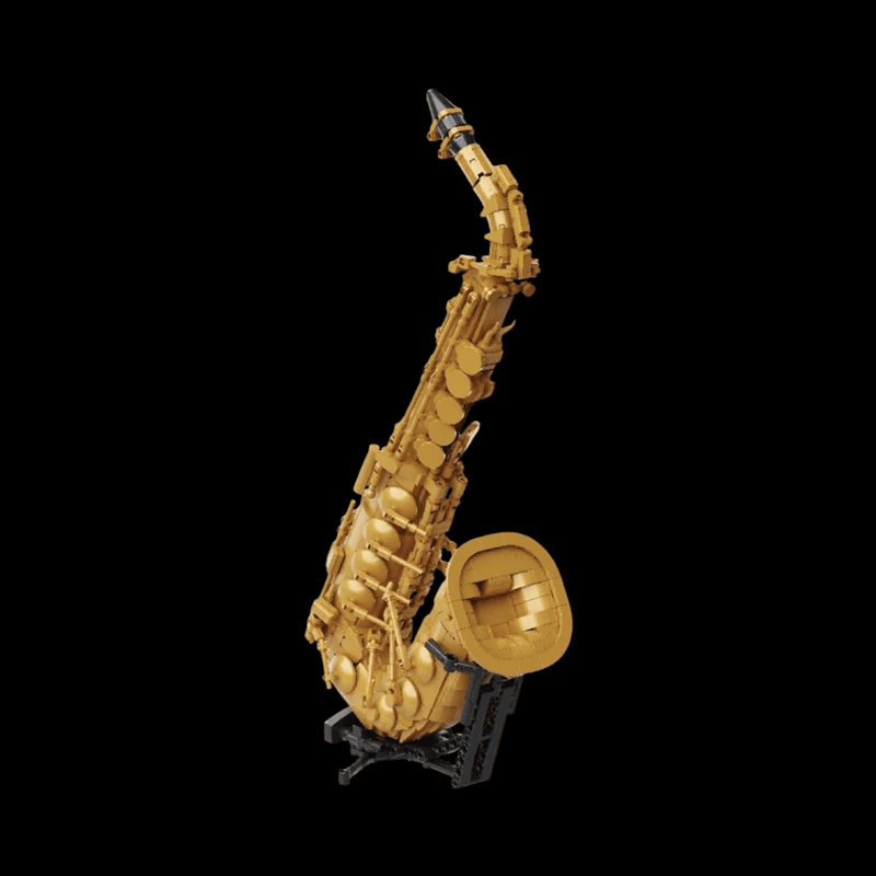 Retro Collection - Saxophone Construction Set (978 Pieces)/Product Detail/Figurines