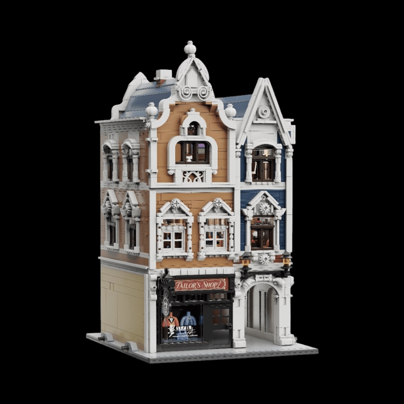 Retro Series - Tailor Shop Construction Set (2831 Pieces)/Product Detail/Figurines