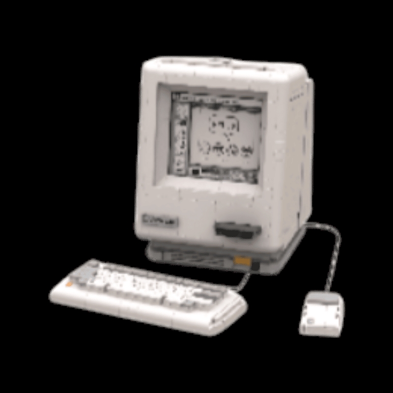 Retro Collection - 1984 Retro Computer Construction Set (1269 Pieces)/Product Detail/Figurines