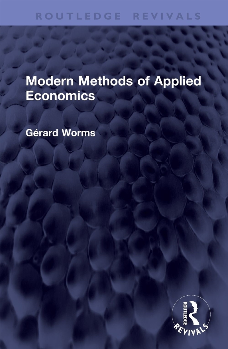 Modern Methods of Applied Economics/Product Detail/Accounting & Finance